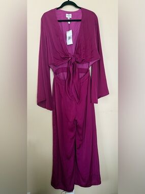 SNDYS X REVOLVE Pluto Jumpsuit Magenta Pink Purple